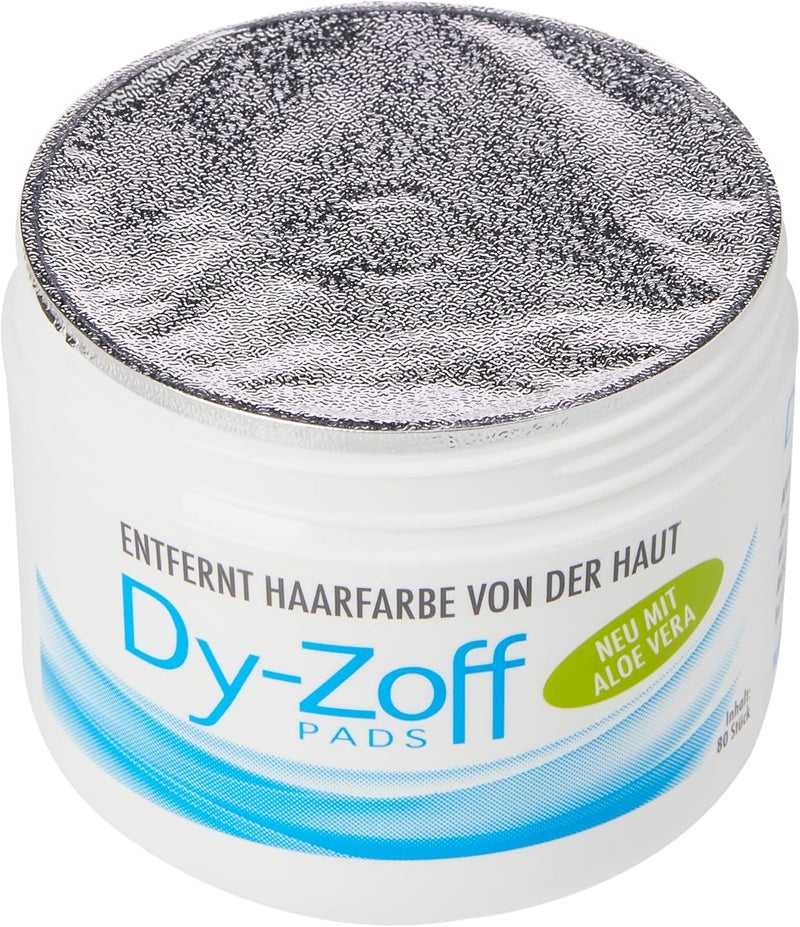 Dy-Zoff Hair Dye Stain Remover Pads - 80 Count Tub with Aloe Vera - Image 3